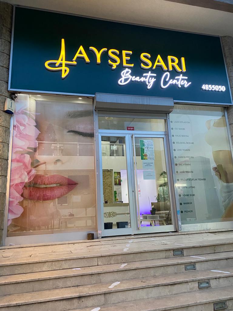 Ayşe Sarı Beauty Center — Başakşehir Kayabaşı mağaza önü